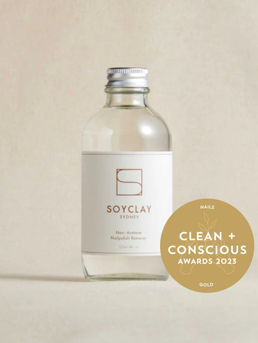 Soyclay non-acetone nail polish remover bottle